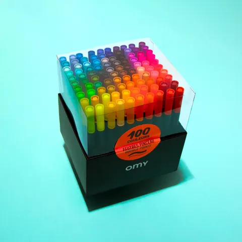 Box 100 szt. flamastrów /OMY