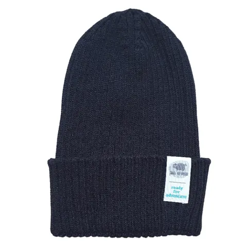 Czapka Beanie 0-24 miesiące BLACK / Pink no more