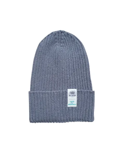 Czapka Beanie 0-24 miesiące GREY / Pink no more