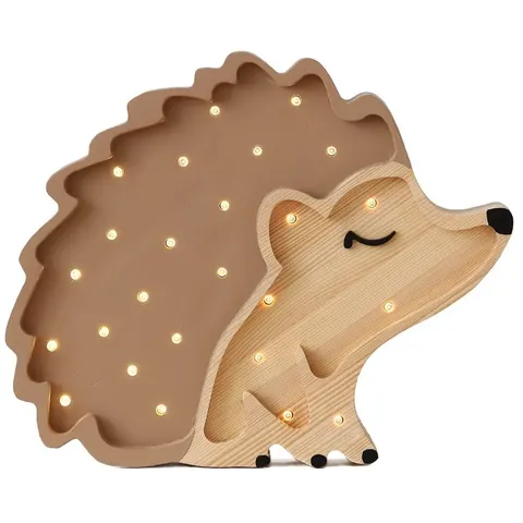 Lampa Little Lights Jeżyk AUTUMN BROWN/Little Lights