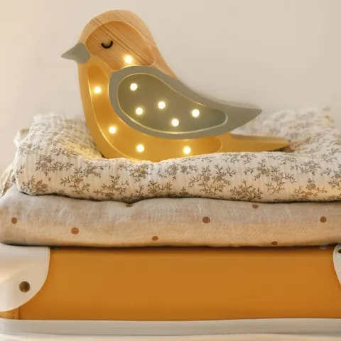 Lampa Little Lights Ptaszek Mini KHAKI /Little Lights