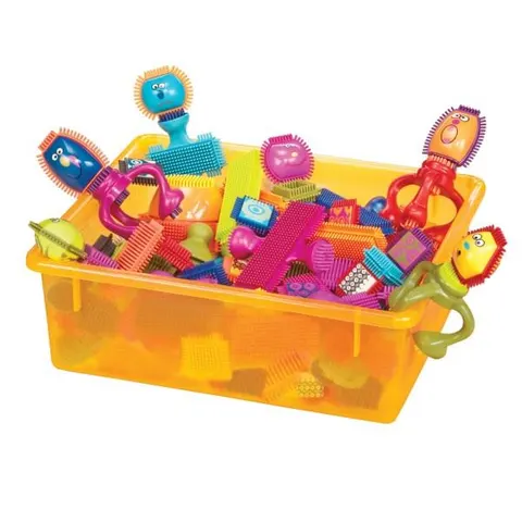 Klocki jeżyki z buźkami /B.Toys BX1040Z