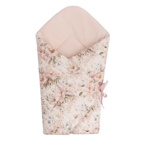 Pikowany rożek Peonie Cream / Samiboo