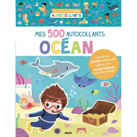 Zeszyt z naklejkami Ocean /Auzou