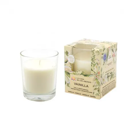 LA CASA DE LOS AROMAS INTENSO Świeca zapachowa WANILIA, 140 g
