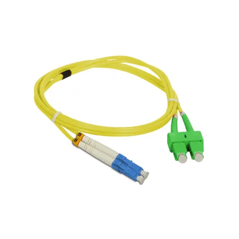 Patch cord 5m SM SC/APC-LC duplex 9/125 kabel przyłączeniowy FO
