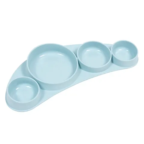 Silikonowy talerz Tiny Tapas - Spring Water / Koo-di