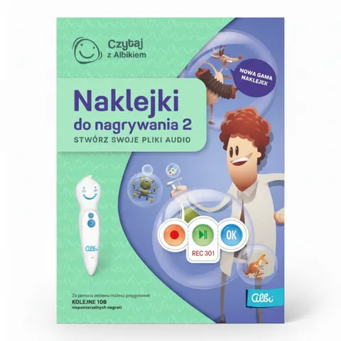 Naklejki do nagrywania 2 / Czytaj z Albikiem