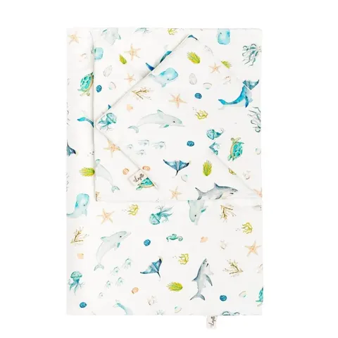 Pościel z Wypełnieniem Bambusowa Ocean / Layette