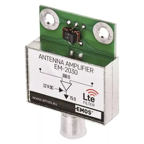 Wzmacniacz antenowy, płytka 30dB VHF/UHF
