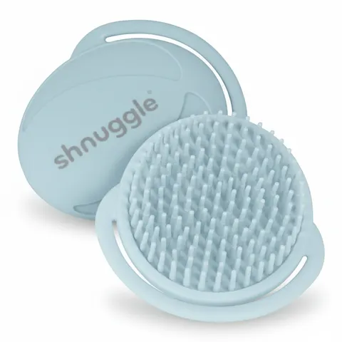 Szczotka Silikonowa do Włosów dla Niemowląt Blue /Shnuggle