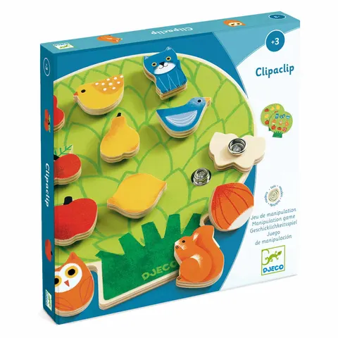 Gra drewniana CLIPACLIP /Djeco