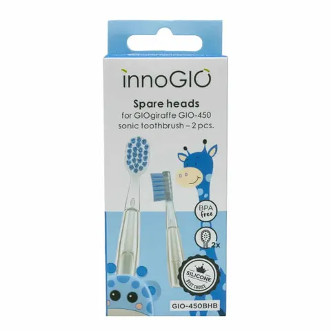 Wymienne końcówki do szczoteczki GIOgiraffe BLUE /GIOgiraffe