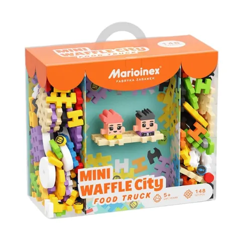 Klocki mini Waffle: City Food Truck 148 elementów Marioinex