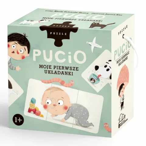 Pucio. Moje pierwsze układanki. Wydawnictwo Nasza Księgarnia