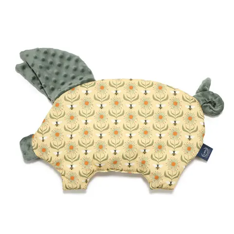 Płaska podusia Sleepy Pig - BEEBEE, KHAKI /La Millou