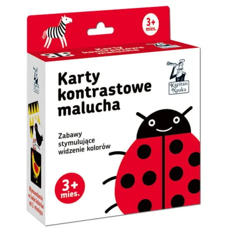 Karty kontrastowe malucha (3+ mies.) / Kapitan Nauka