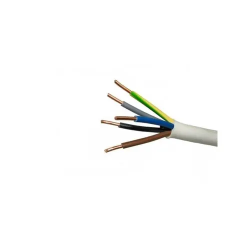 Przewód YDY 5x6 żo 450/750V instalacyjny okrągły biały; ELTRIM