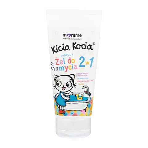 Łagodny żel do mycia 2 w 1 Kicia Kocia, 200 ml / MomMe