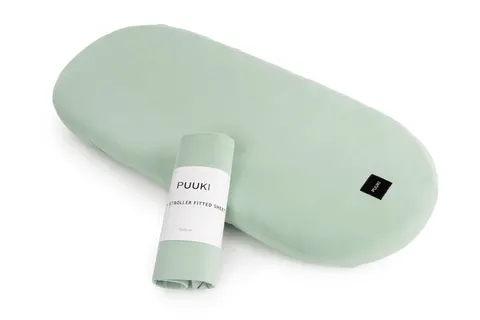 Prześcieradło do gondoli Organic kolor - szałwia / POOFI
