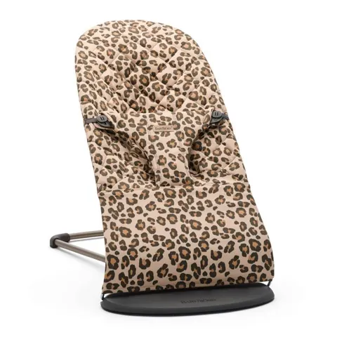 BABYBJORN - leżaczek BLISS COTTON, Leopard, Beige