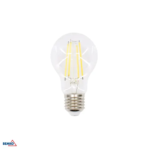 Żarówka LED Filament 230V E27 A60 7,5W 950lm 2700K 320st; D86-FLB-E27-A60-075-2K, BEMKO
