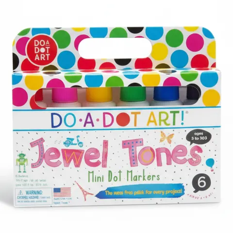 Duże Flamastry Kropkowe Mini - Klejnoty / Do a dot Art
