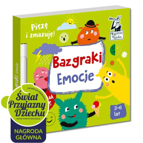 Bazgraki Emocje 3-6 lat / Wydawnictwo Edgard