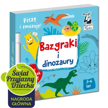 Bazgraki i Dinozaury 3-6 lat / Wydawnictwo Edgard