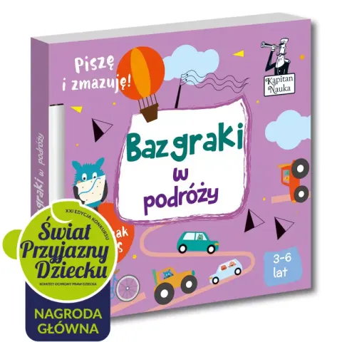 Bazgraki w podróży 3-6 lat / Wydawnictwo Edgard
