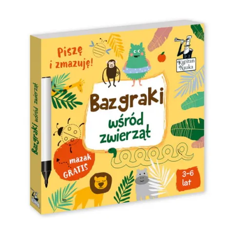 Bazgraki wśród zwierząt 3-6 lat / Wydawnictwo Edgard