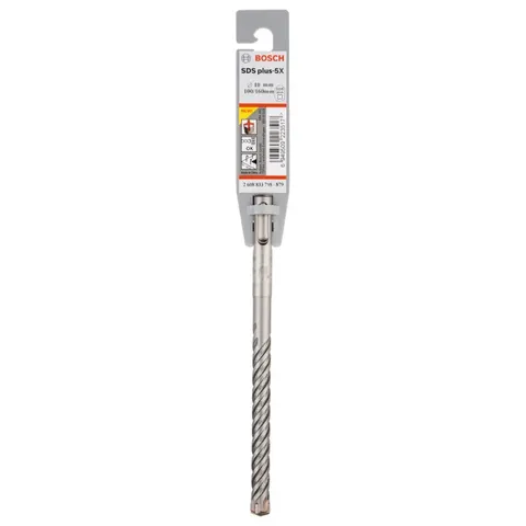 Wiertło SDS PLUS-5X średnica 10mm długość robocza 100mm długość całkowita 160mm; 2.608.833.798 BOSCH