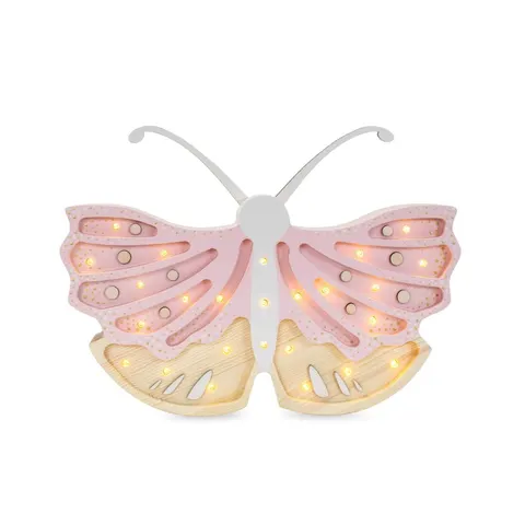 Lampa Little Lights Motyl STRAWBERRY CREAM / Little Lights