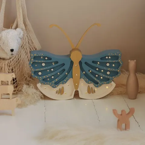 Lampa Little Lights Motyl DAISY BLUE / Little Lights