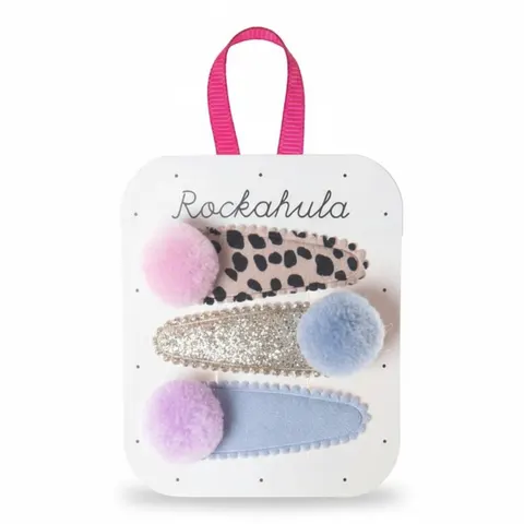 Spinki do włosów Luna Leopard Pom / Rockahula Kids H1834L