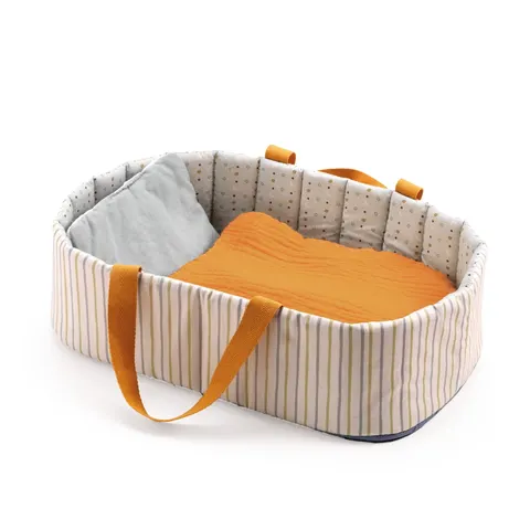 Materiałowy kosz w paski (kolekcja POMEA) / Djeco DJ07845