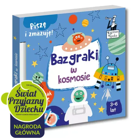 Bazgraki w kosmosie 3-6 lat / Wydawnictwo Edgard