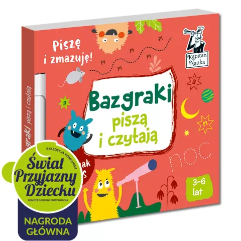 Bazgraki piszą i czytają 3-6 lat / Wydawnictwo Edgard