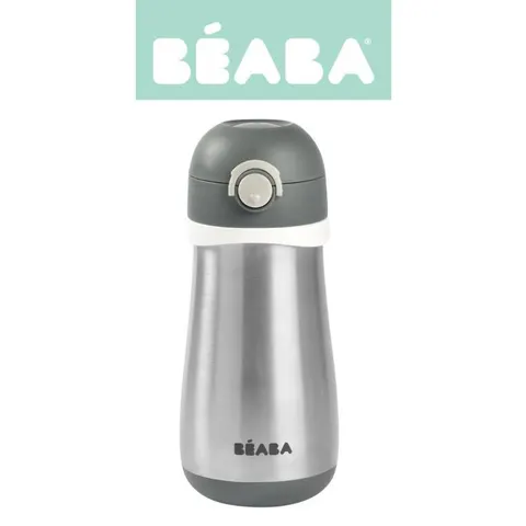 Bidon termiczny termobutelka 350 ml Mineral grey / Beaba
