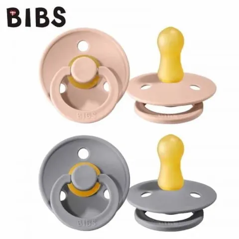 Smoczek Bibs - 2-pak CLOUD & BLUSH, rozmiar S