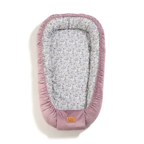 Kokon niemowlęcy BEST NEST - LAVENDER DREAM, FRENCH LAVENDER / La Millou