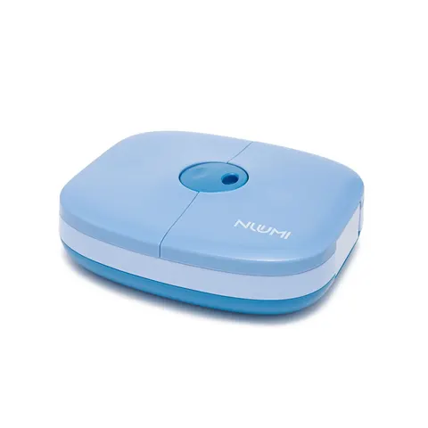 Szczelny lunch box z naklejkami, Blue / NUUMI