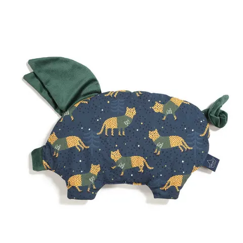 Płaska podusia Sleepy Pig - TIGER JERRY, FOREST GREEN / La Millou