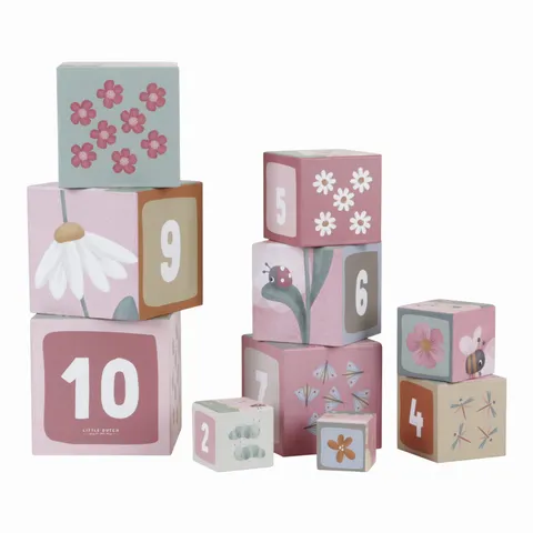 Kartonowa wieża Flowers & Butterflies / Little Dutch LD4767