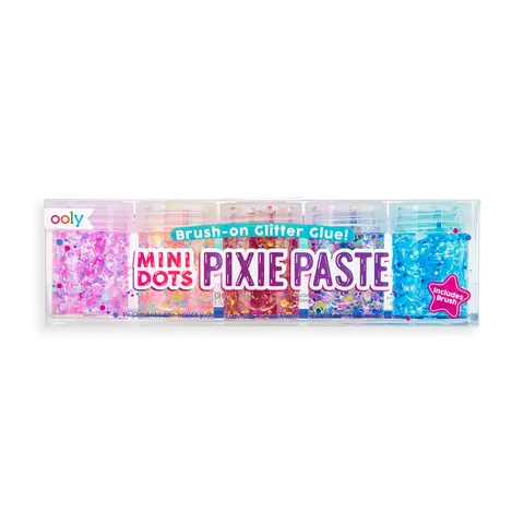 Klej z brokatem w kształcie kropek, Mini Pixi Paste / Ooly 170-005