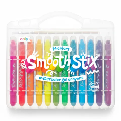 Żelowe Kredki Akwarelowe Smooth Stix 24 szt. / Ooly 133-091