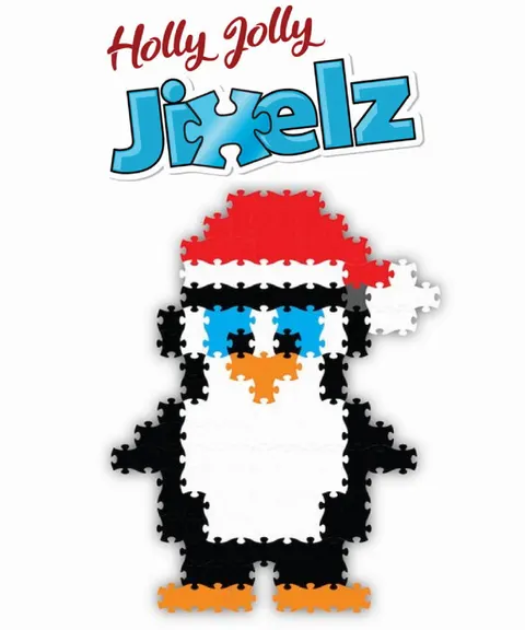 Puzzelki Pixelki Jixelz Bombka Pingwin / Fat Brain Toys FA247-6