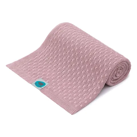 Koc bambusowy nagietki PINK / no More