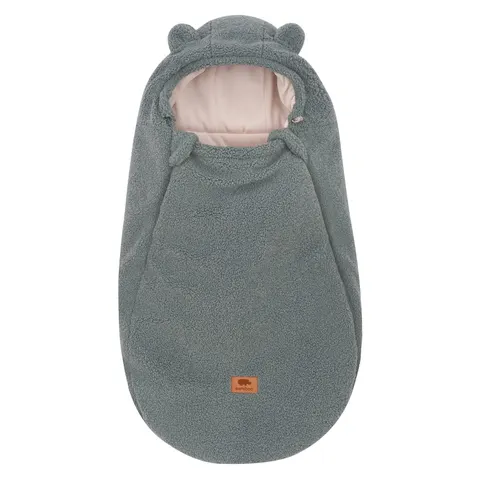 Śpiworek do fotelika Teddy Bear - szałwia / Samiboo