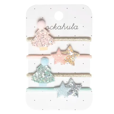 Gumki do włosów Xmas Tree Ponies / Rockahula X427
